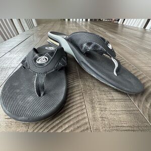 Reef Black Flip Flop Sandals Men's Size 10